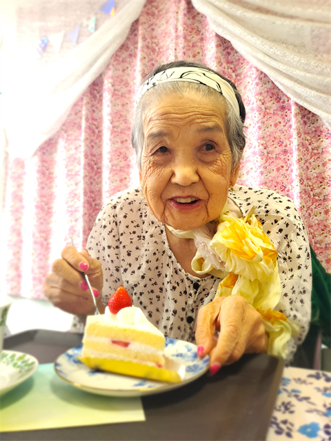 7月の誕生日をお祝い