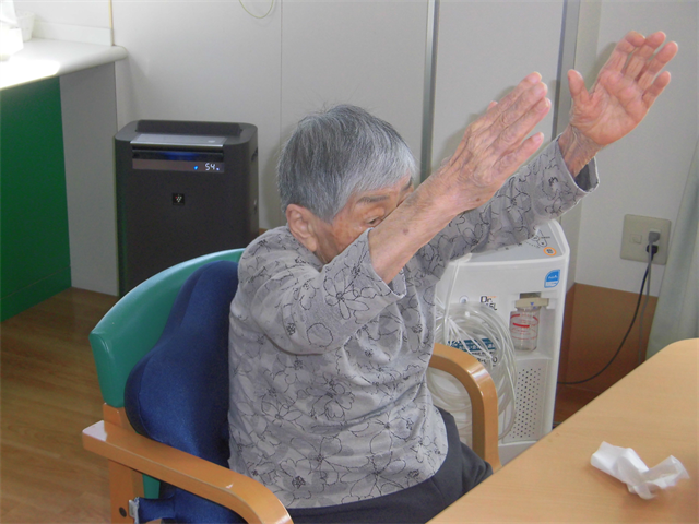 身体動かしています