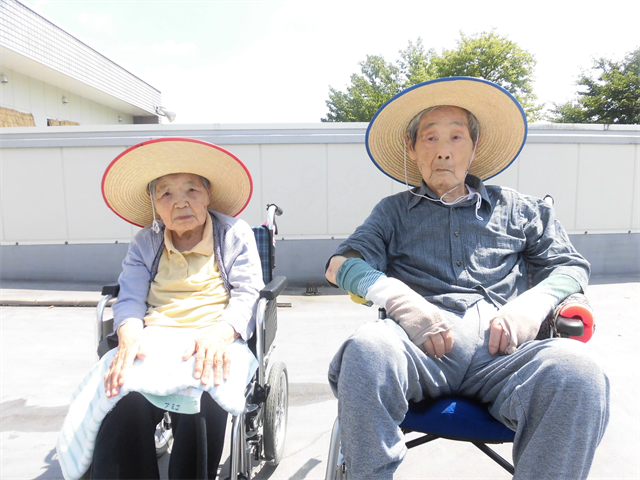 日光浴にて気分転換