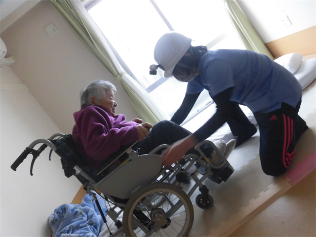 避難訓練行いました
