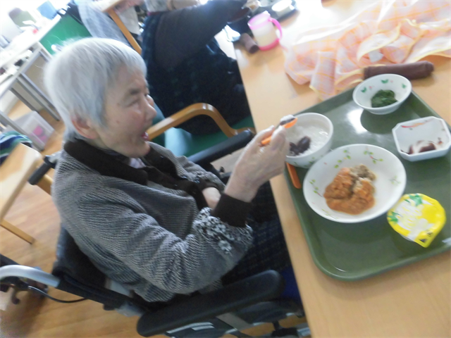 おはぎ食す