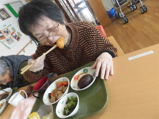 おはぎ食す