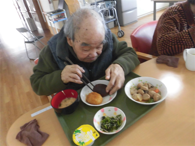 おはぎ食す