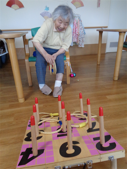 室内で運動