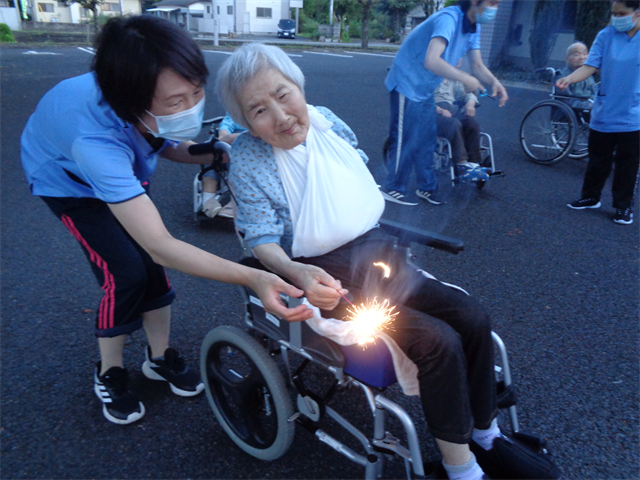 花火行いました