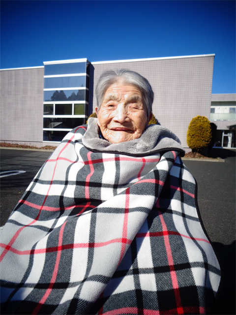 外へ散歩に