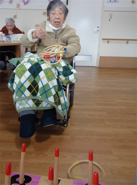輪投げの様子