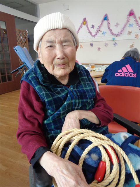 輪投げの様子