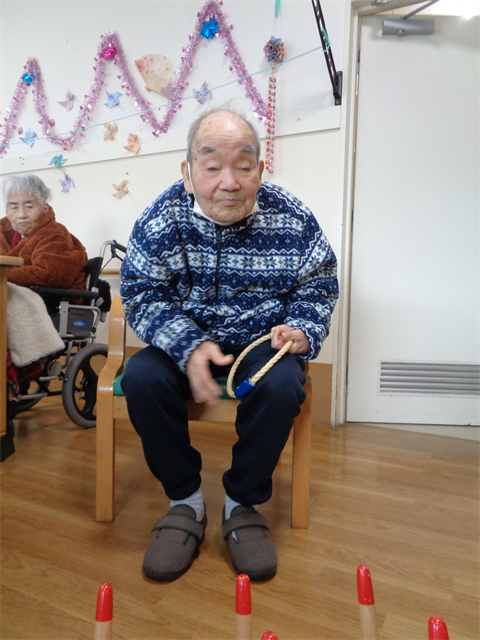 輪投げの様子