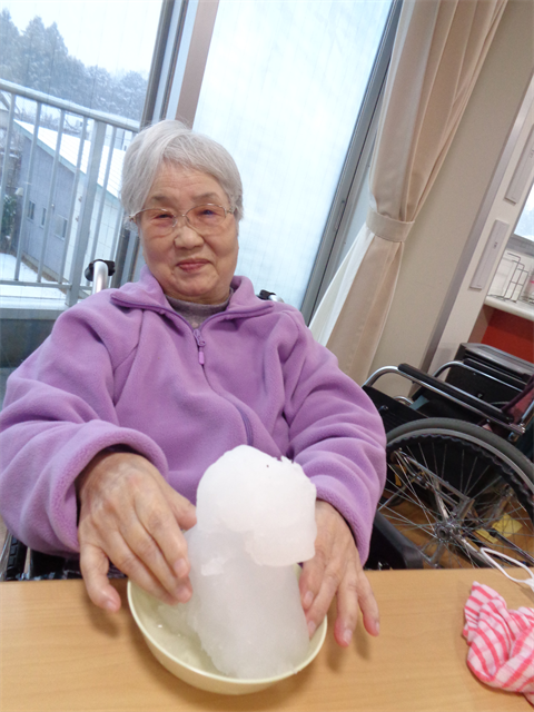雪だるま触り