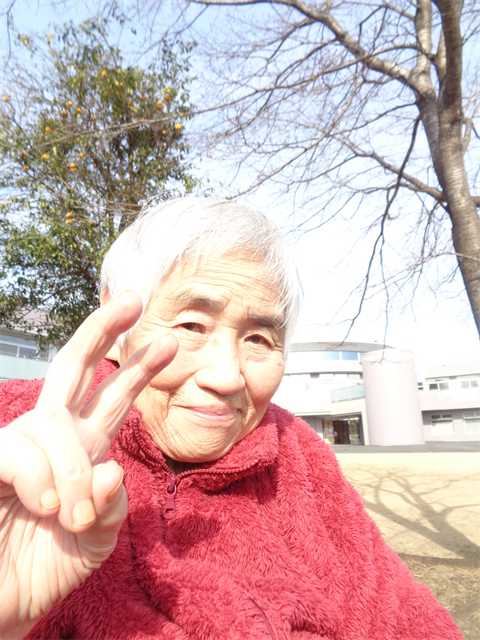 外へ散歩