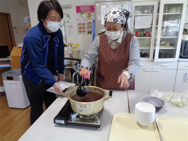 おしるこ頂きました