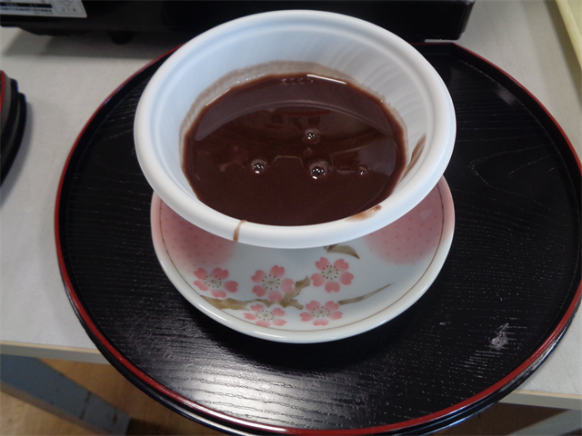 おしるこ頂きました