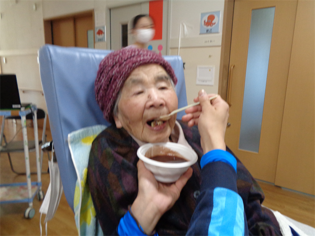 おしるこ頂きました