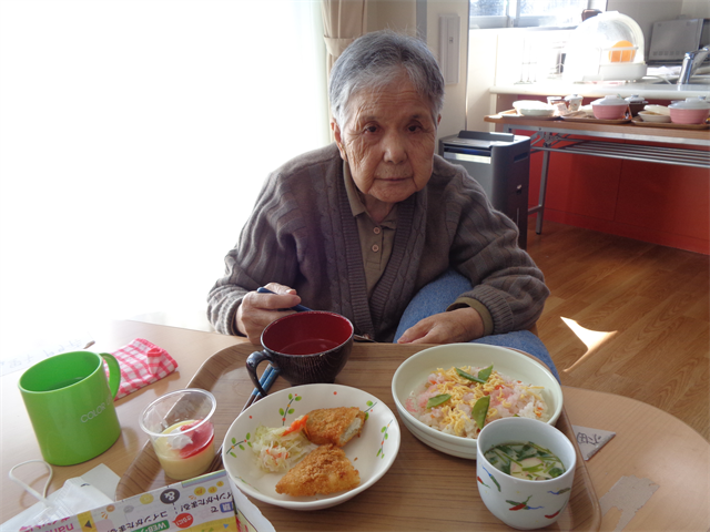 ちらし寿司が出ました