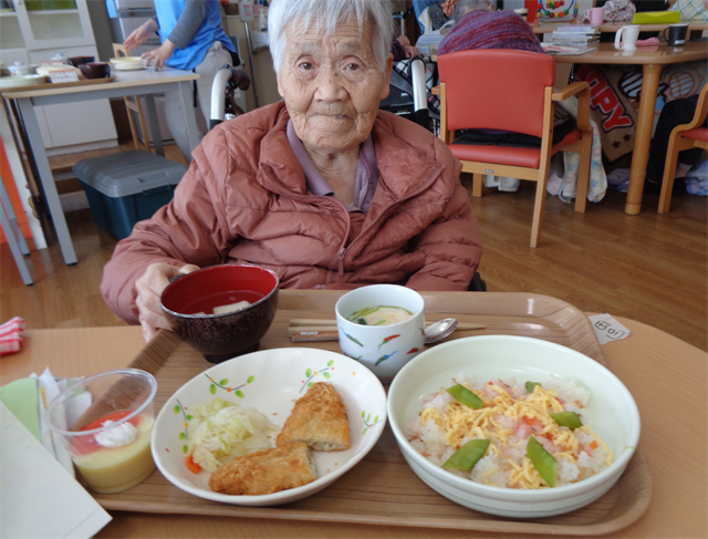 ちらし寿司が出ました