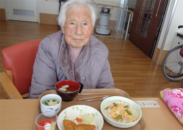 ちらし寿司が出ました