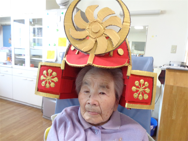 五月飾りの兜と