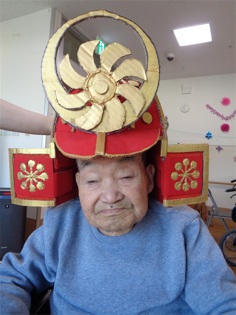 五月飾りの兜と