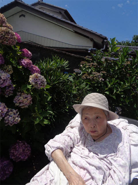 外気浴に行きました
