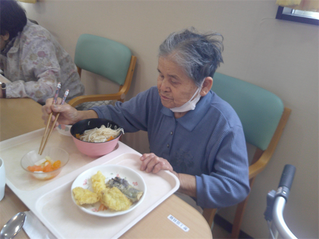 七夕献立でそうめん