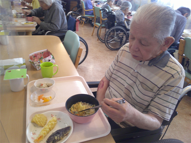 七夕献立でそうめん