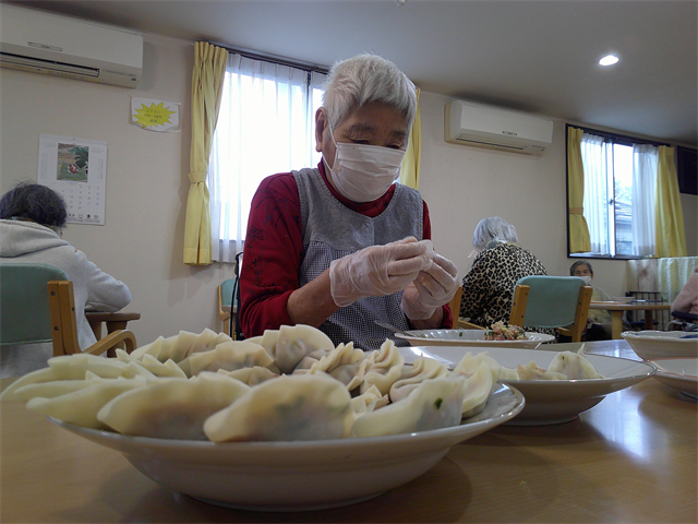 餃子作りました