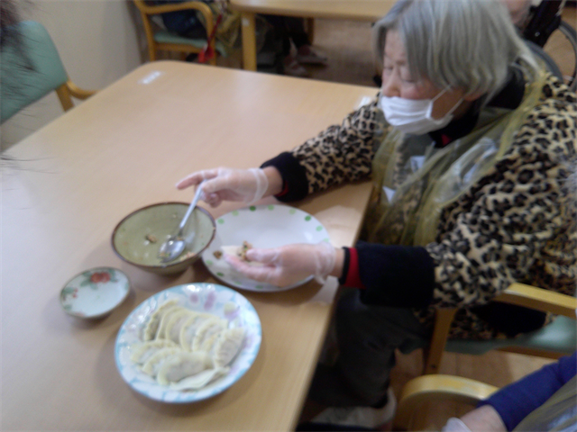 餃子作りました