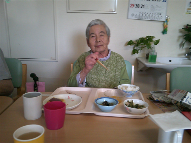 日曜日の昼食風景