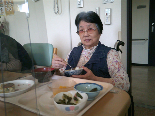 日曜日の昼食風景