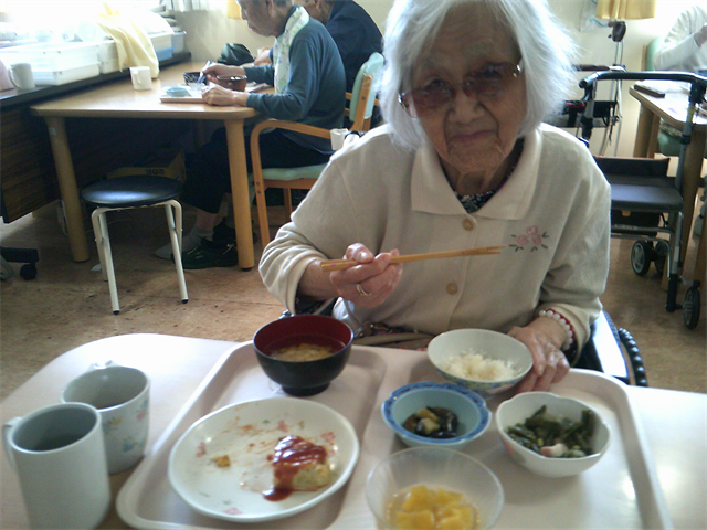 日曜日の昼食風景