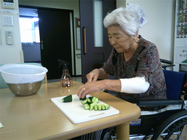 野菜の収穫