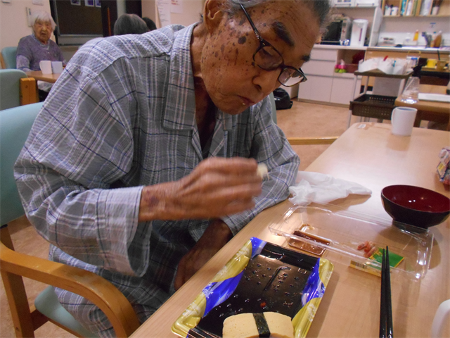 夕食のお寿司