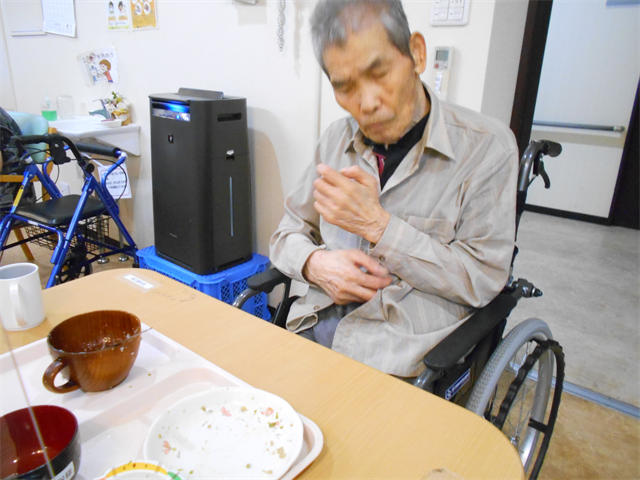 お夕食の時間にパシャリ