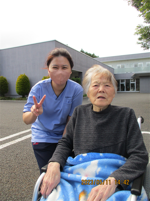 お散歩をしました