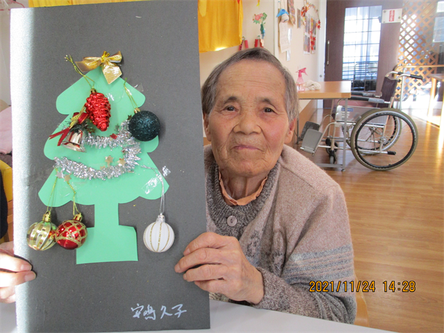クリスマス飾り付と壁画