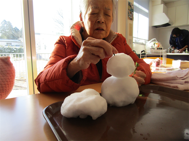 雪の次の日の様子
