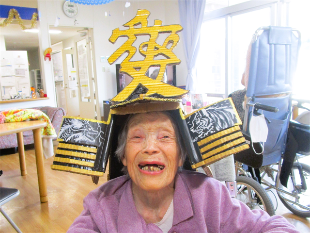 5月節句で手作り兜