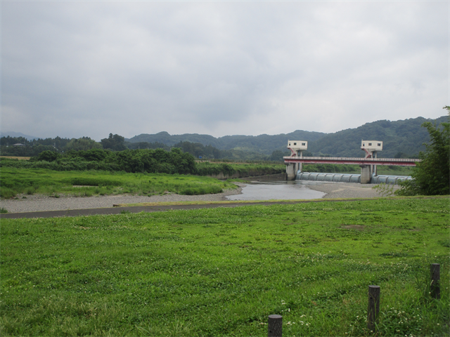 親水公園へ