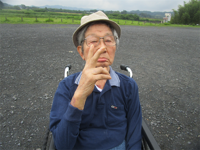 親水公園へ