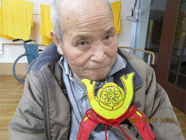 少し早いこどもの日、兜