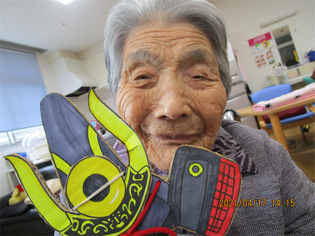 少し早いこどもの日、兜