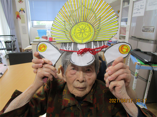少し早いこどもの日、兜