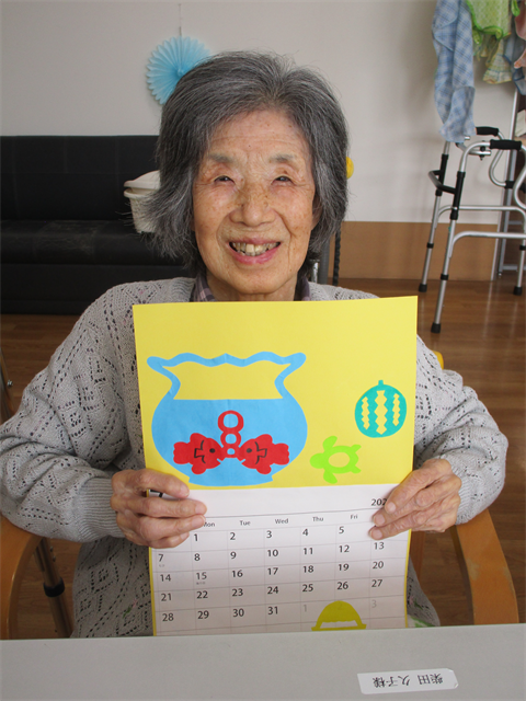 7月のカレンダー作成