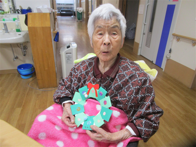 クリスマスリース作り