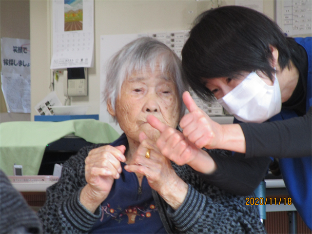 頭と指先の体操だ