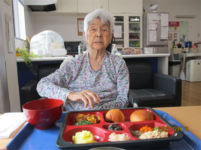 敬老会の昼食