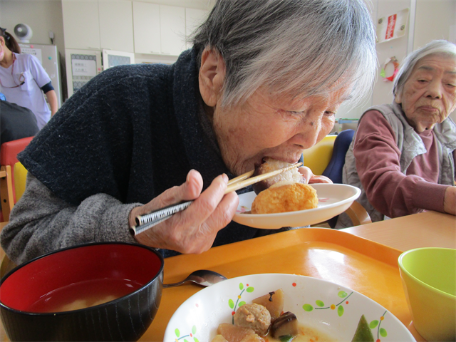 おはぎを食す