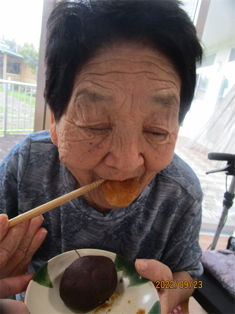 お彼岸のおはぎ