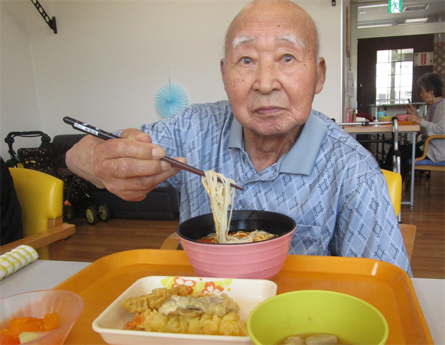 七夕そうめん食べました